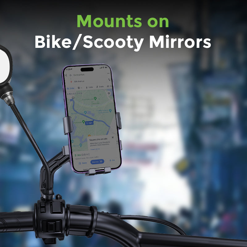 Roadster 1 Phone Holder for Bike/Scooty Mirror UM1231