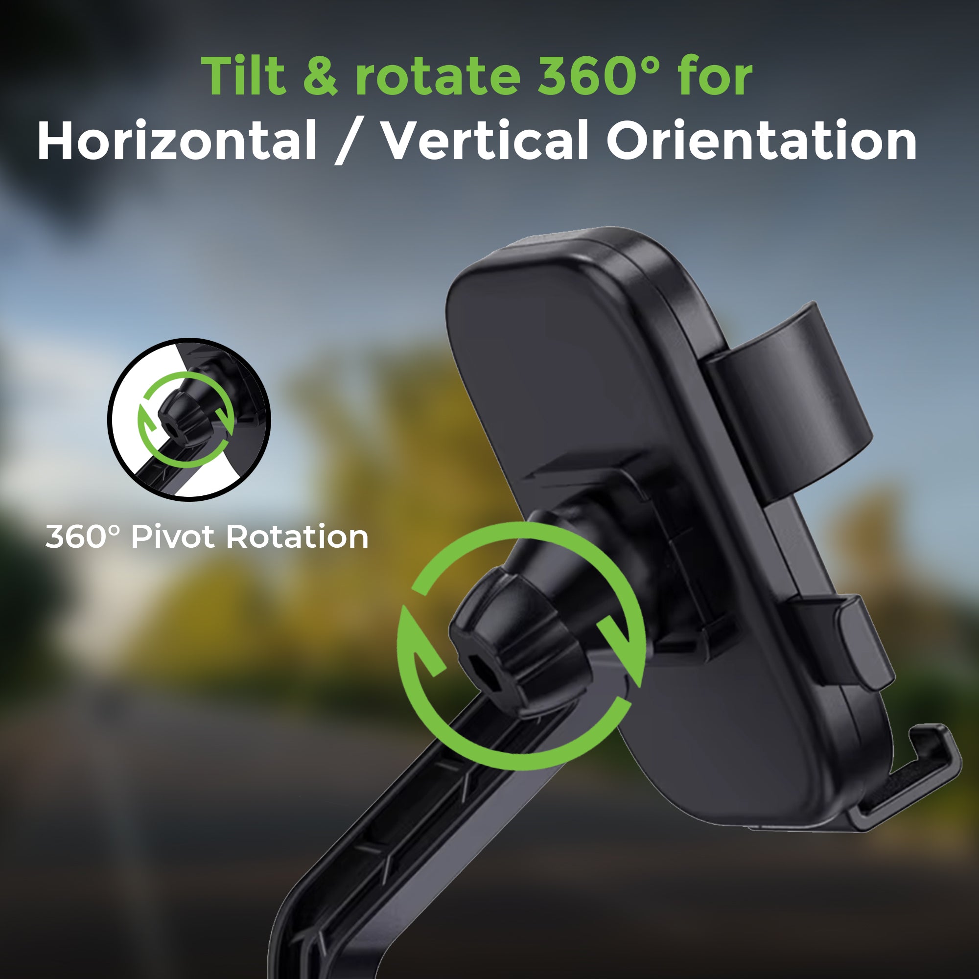 Roadster 1 Phone Holder for Bike/Scooty Mirror UM1231