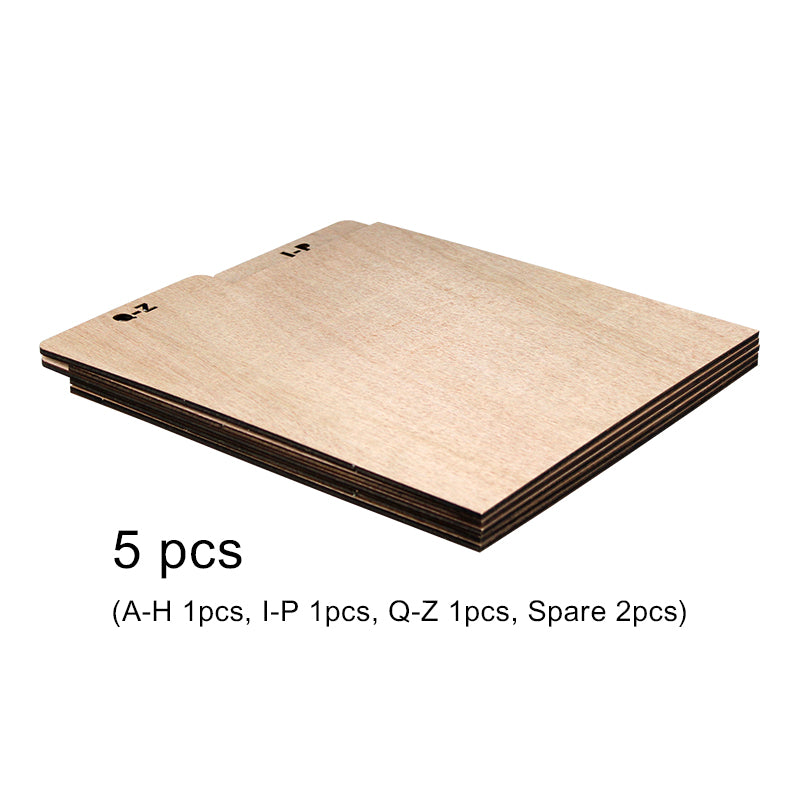 UltraProlink Gramo Kraft 12” Vinyl Wooden Plywood dividers ( 5 pcs) GK1255