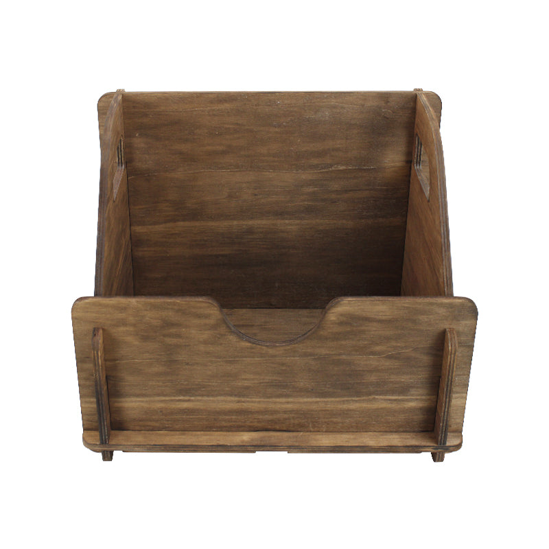 Self-Assemble Wooden Record Storage Case ( Holds 50-60 LPs) GK1258BWN