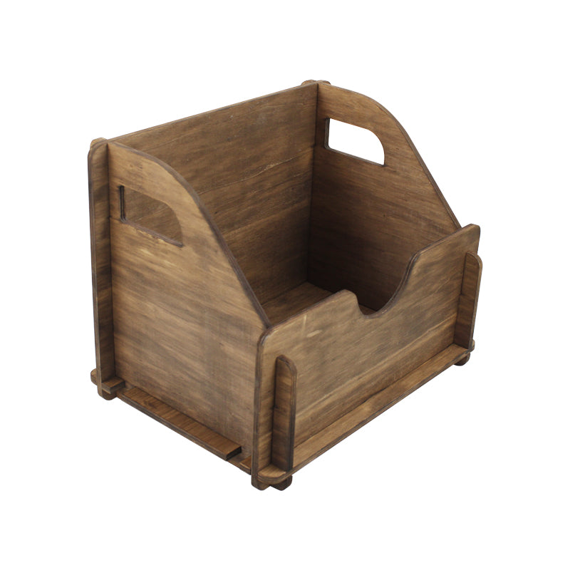 Self-Assemble Wooden Record Storage Case ( Holds 50-60 LPs) GK1258BWN