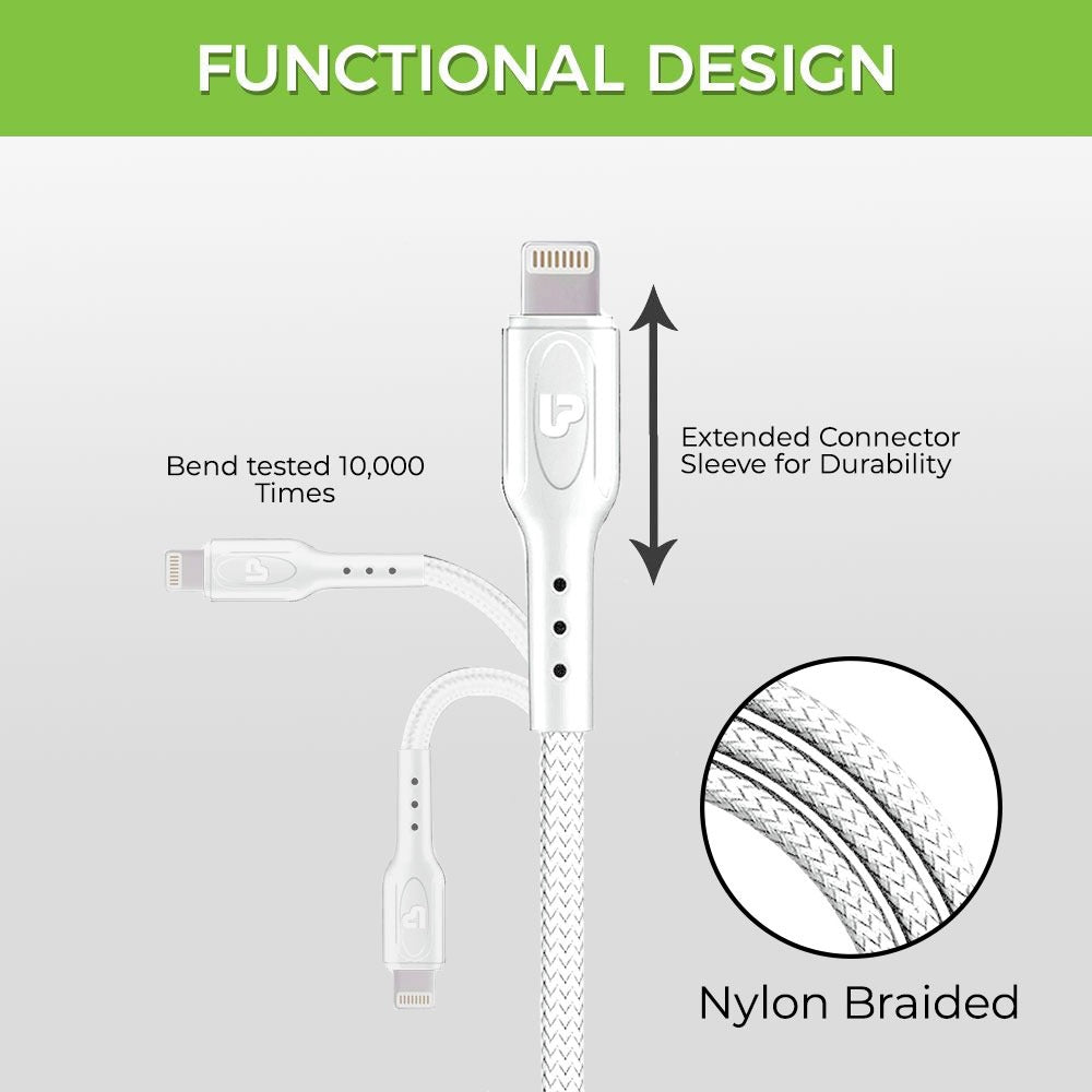 Kit cavo dati Baseus Simple Wisdom da USB a Lightning 2,4 A (2 pezzi/s - TEC Store Italia