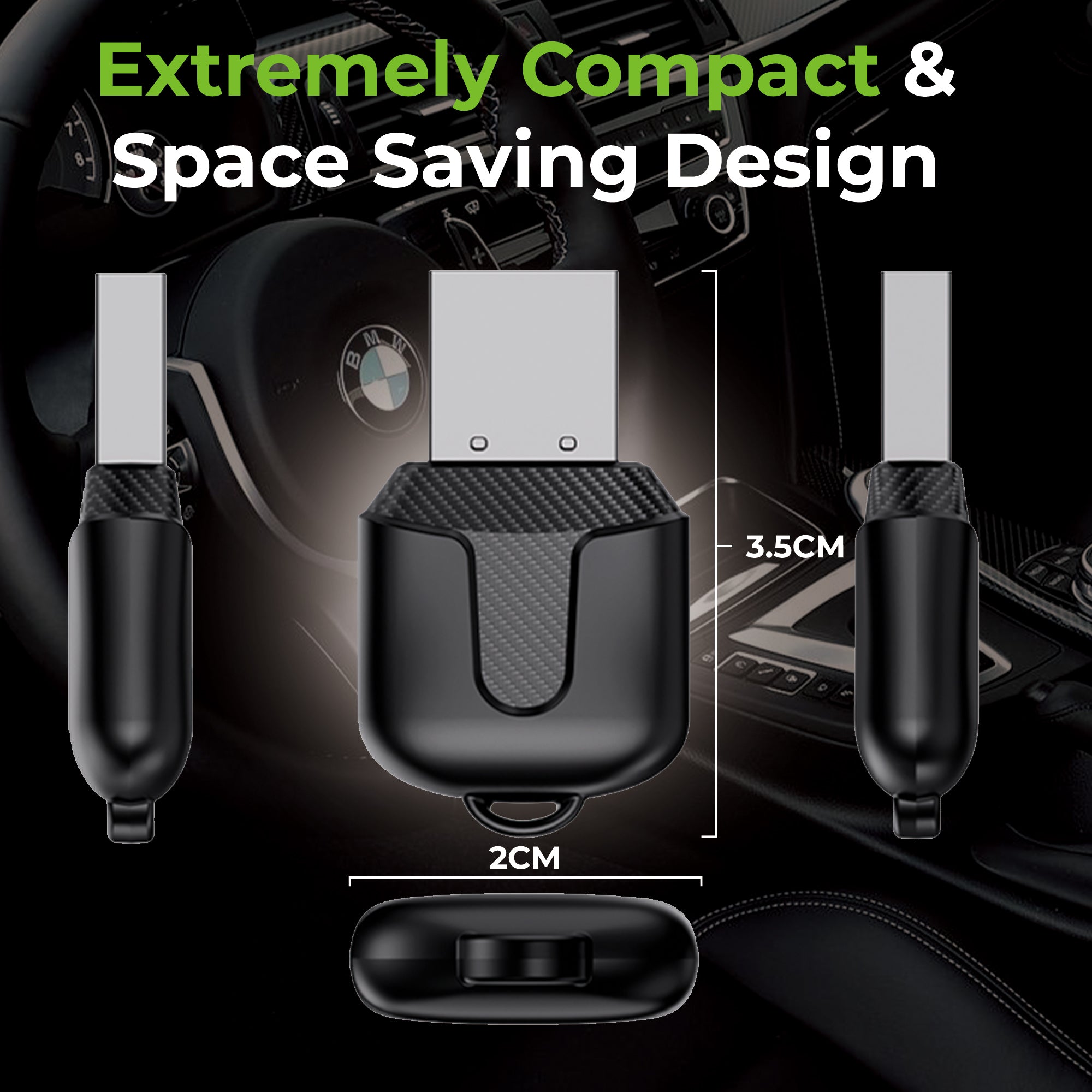 DriveLink | Android Auto/CarPlay Adapter | 2 in 1 Wireless Car Receiver| UM1221