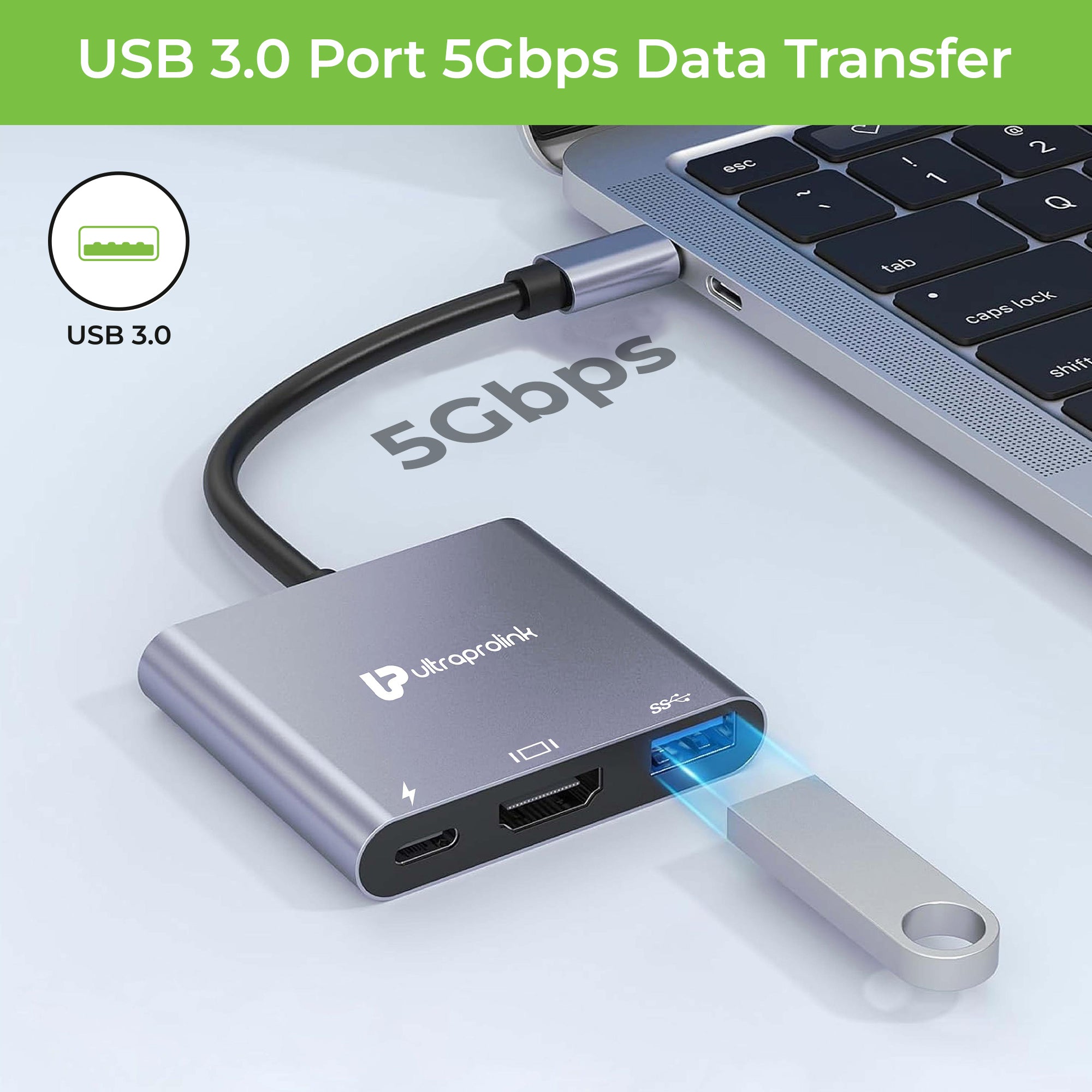 Usb hub 3.0 Usb hub for pc Multi usb port Type c to hdmi Usb connector