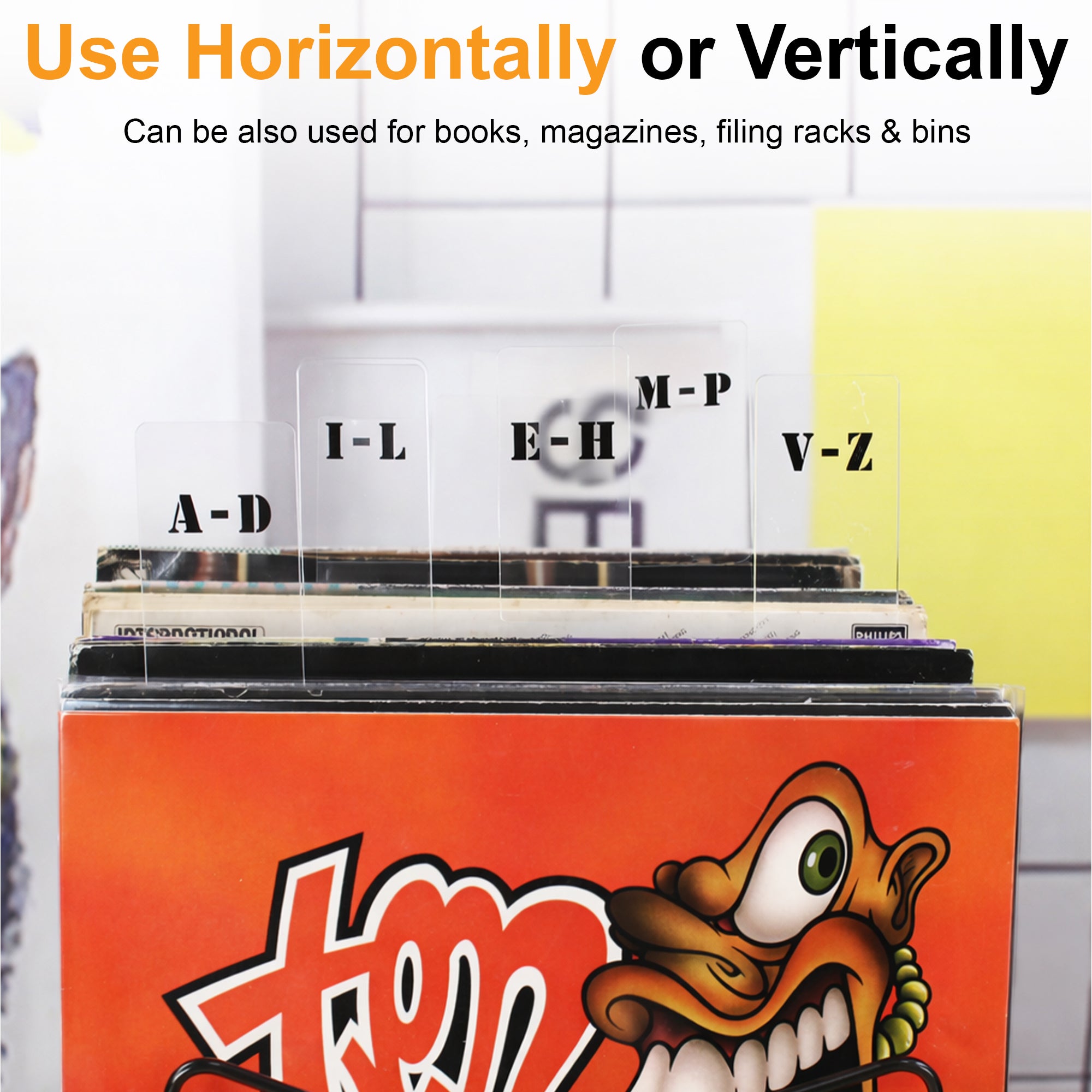 12” Vinyl Acrylic dividers ( 6 pcs) GK1262