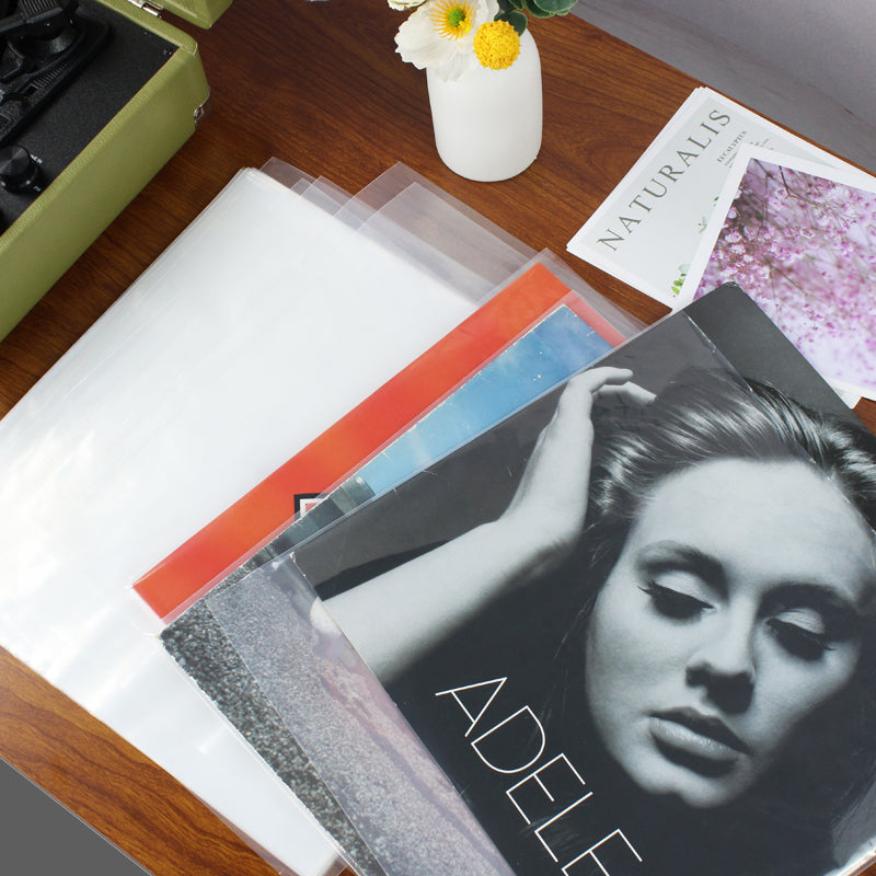 12" PP Vinyl record outer protection sleeves 0.75mm (Pack of 50) GK1265