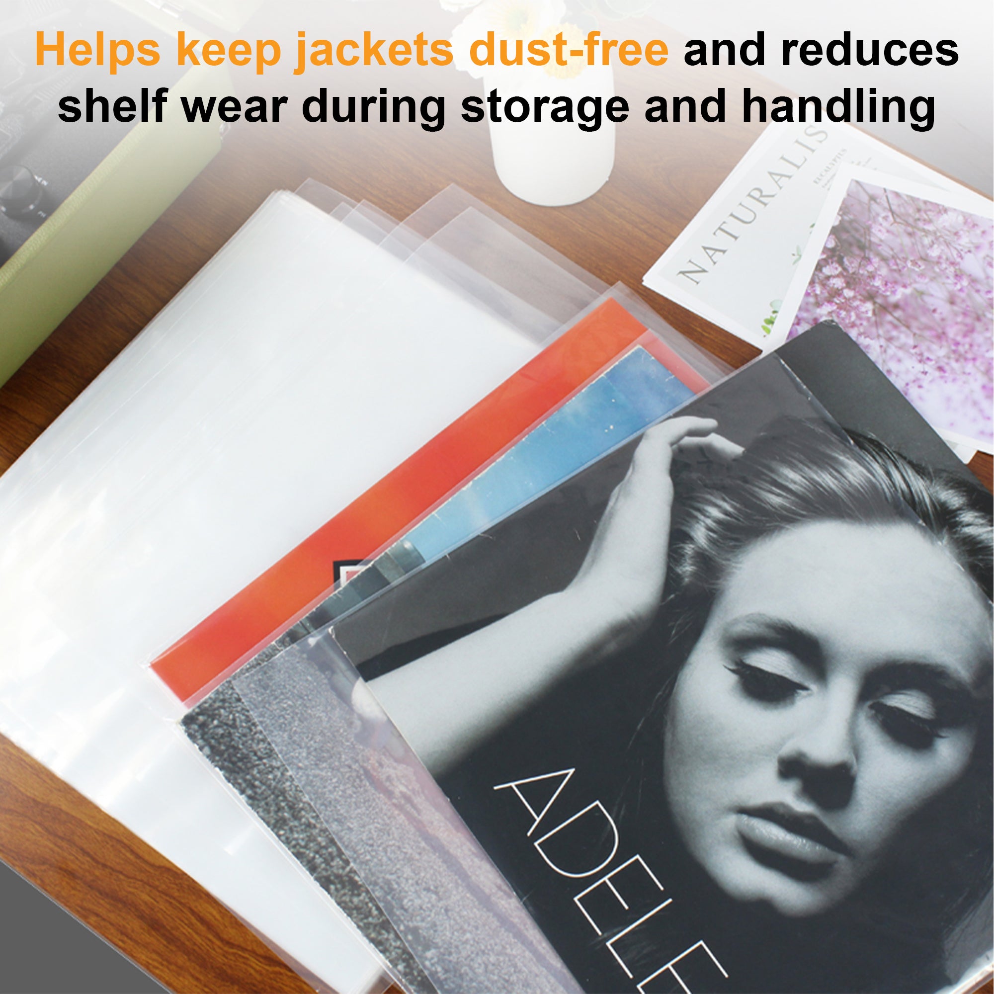 12" PP Vinyl record outer protection sleeves 0.75mm (Pack of 50) GK1265