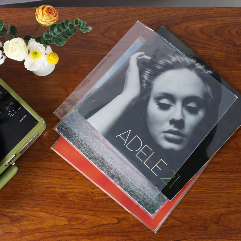 12" PP Vinyl record outer protection sleeves 0.75mm (Pack of 50) GK1265