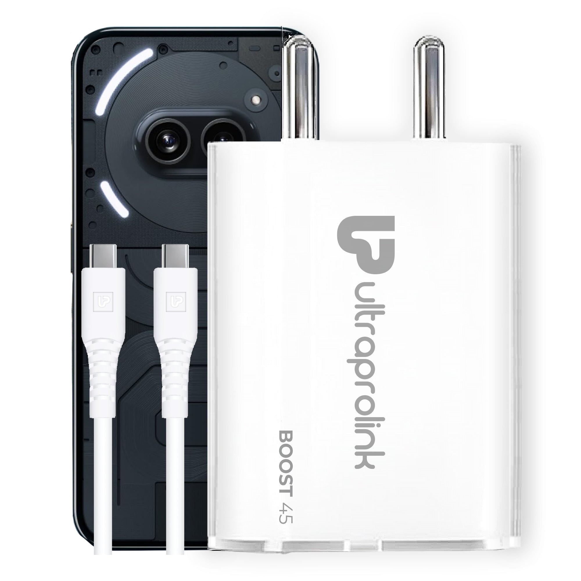 Boost 45 | Super Fast Travel Charger with Type C-C Cable | UM1133