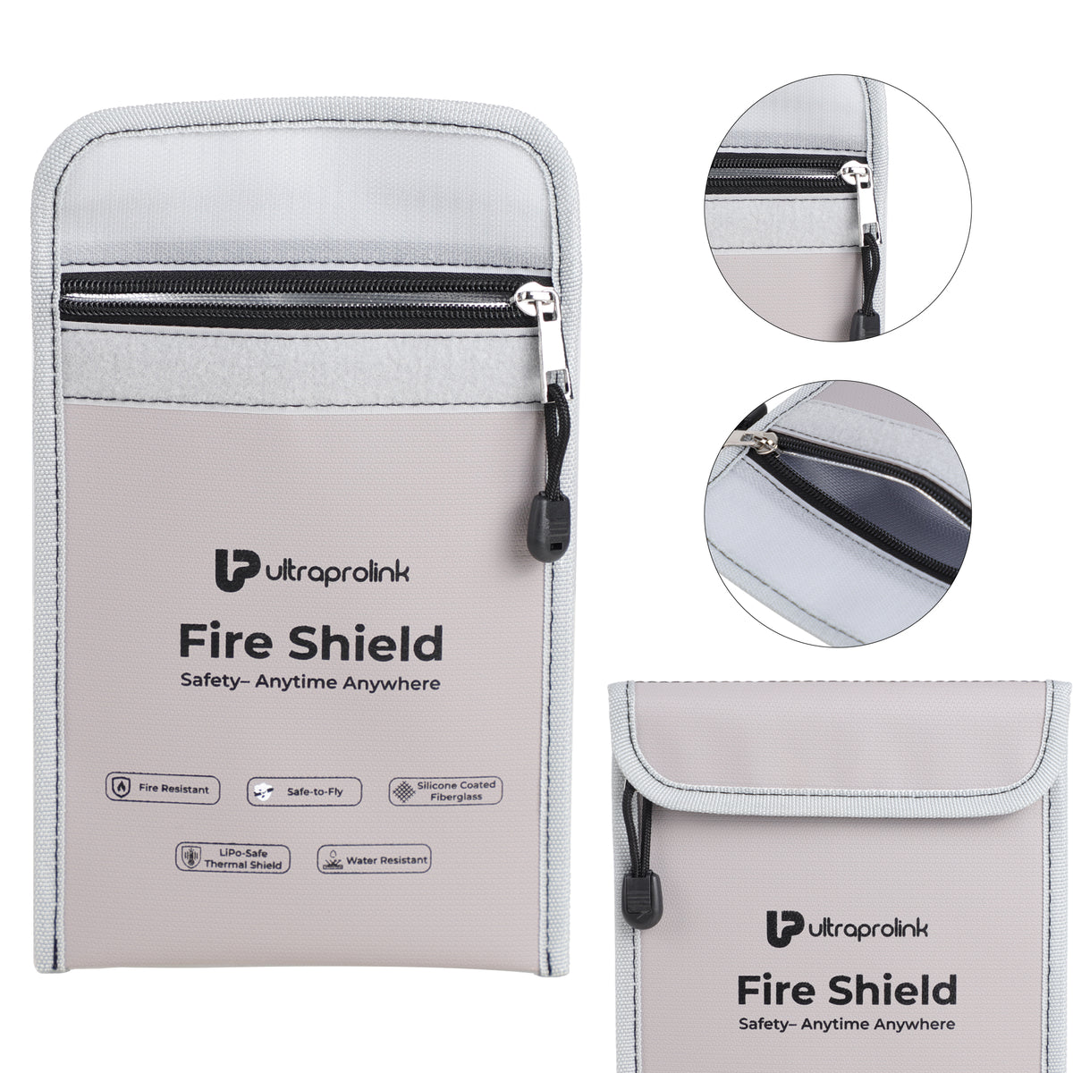 FireShield | Fire-Resistant Safety Bag for Storage Power Banks and Lithium Batteries | UM1288