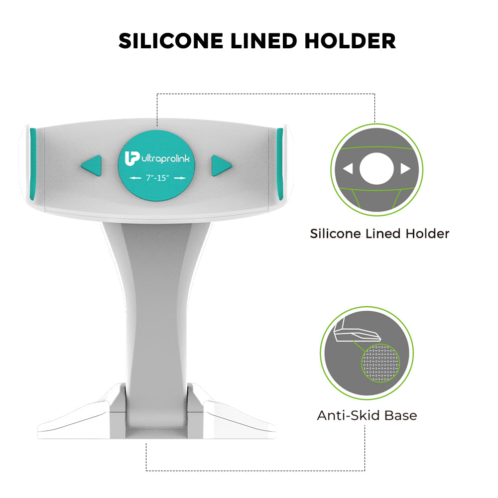 Alfred Desktop Mount for Phones & Tablets with silicone lined holder