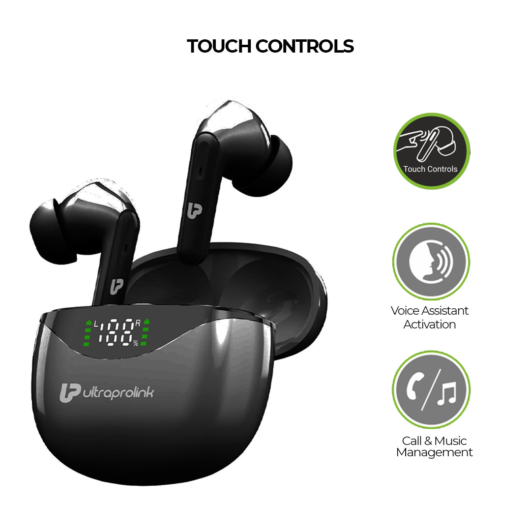 Swag Elite Wireless Stereo Earphones with touch control