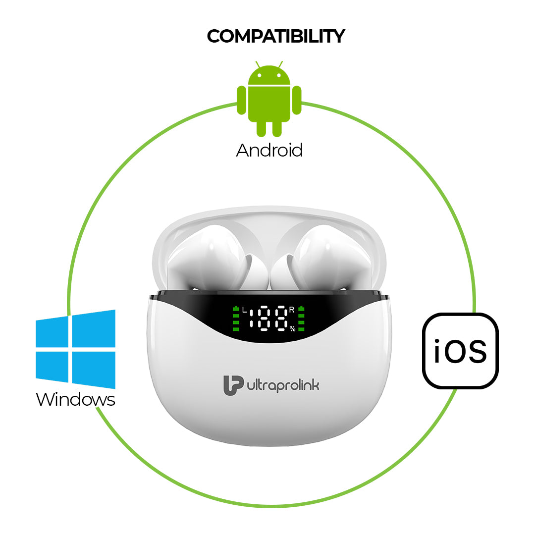 Swag Elite Wireless Stereo Earphones compatible with Windows, iOS & Android devices