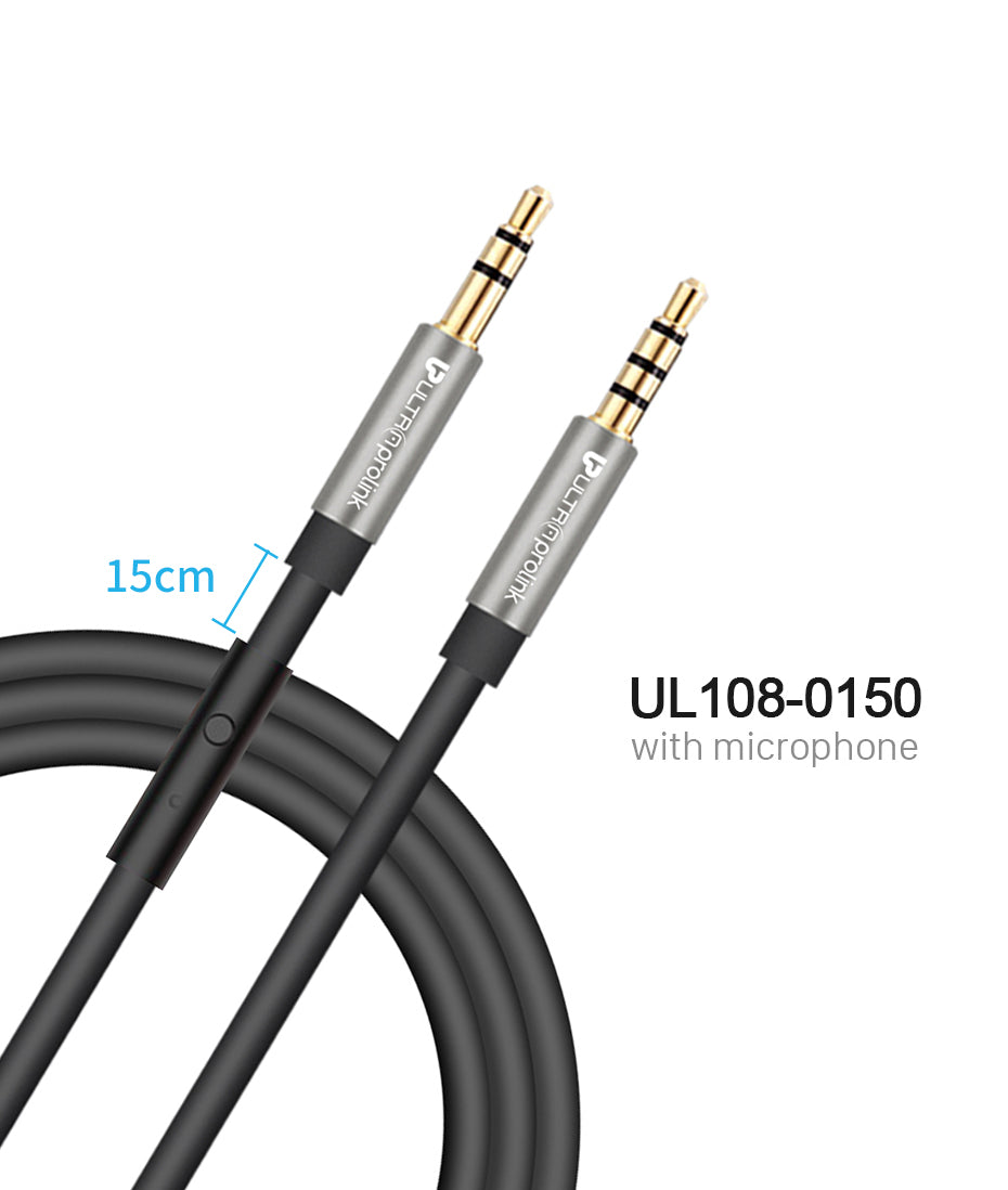 UltraProlink AudioOX - 3.5mm Cable with Mic