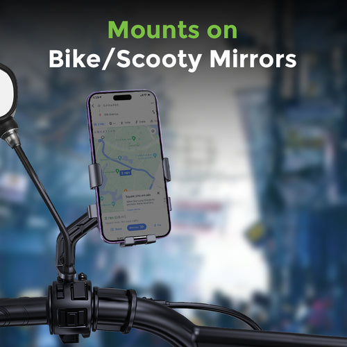 Roadster 1 Phone Holder for Bike/Scooty Mirror UM1231