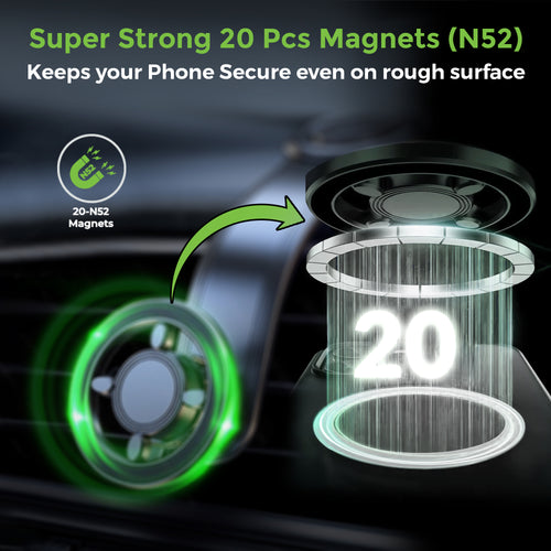 DashMag Magnetic Flexible Phone Holder for Dashboard UM1232