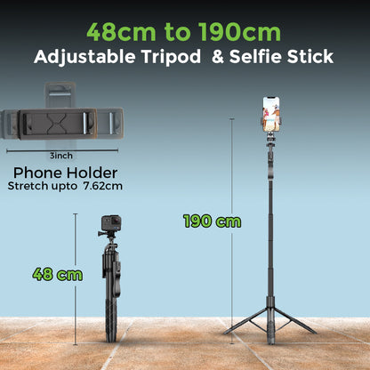 Snap-Z One Selfie Stick with Tripod UM1234