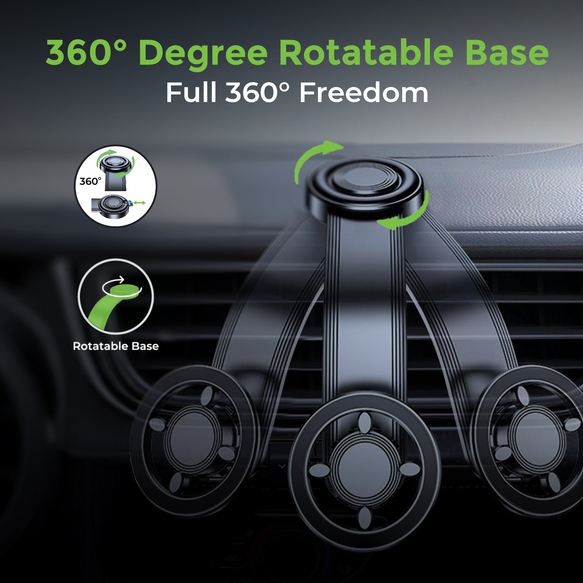 DashMag Magnetic Flexible Phone Holder for Dashboard UM1232