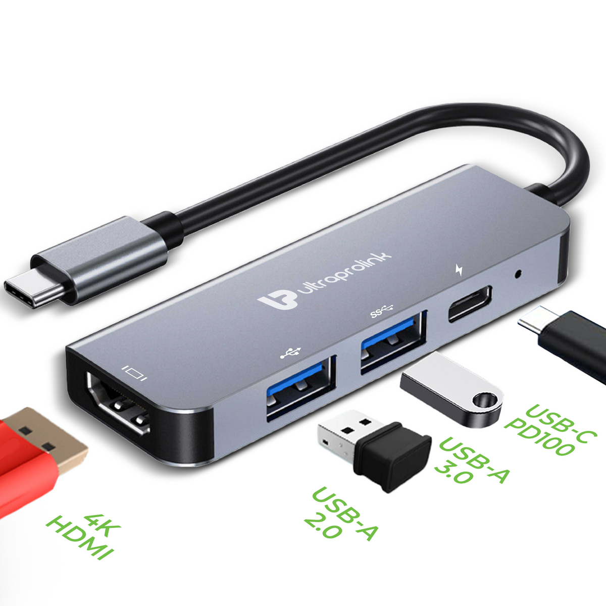 Task4 Smart Hub Smart Hub 4 USB Type 4 in 1 Docking Station UL1206 – UltraProlink