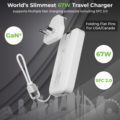 Boost Blade DUO Slim Travel Charger & Magnetic Wireless Powerbank UM1204