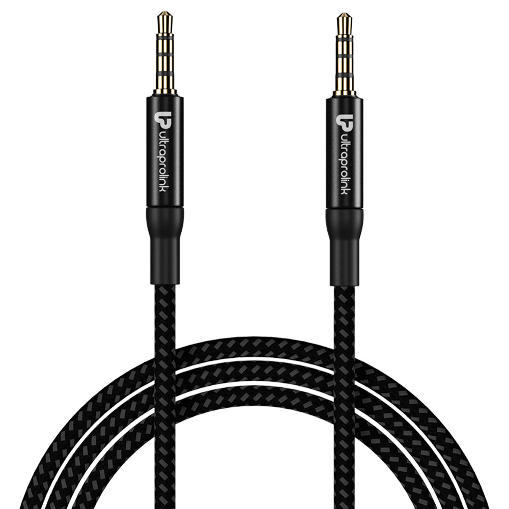 AudioOX 3.5mm–3.5mm Nylon Braided Audio Cable 1.5m