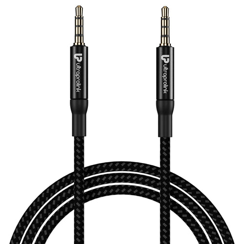 AudioOX 3.5mm–3.5mm Nylon Braided Audio Cable 1.5m