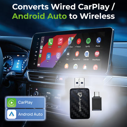 DriveLink | Android Auto/CarPlay Adapter | 2 in 1 Wireless Car Receiver| UM1221L