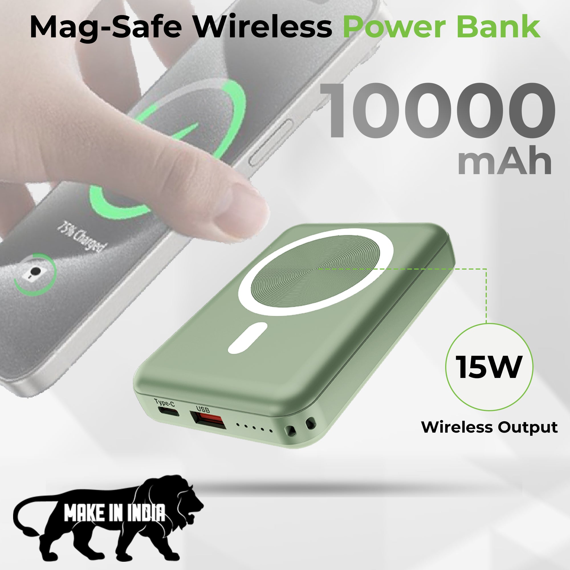 Juice-Up Mag 6 Wireless Magnetic Power Bank (10,000mAh) UM1120