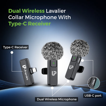 Sonic Mic | Sonic Wireless Lavalier Collar Mic | UM1212-2