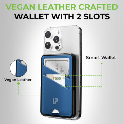 Juice-Up Swipe Mag-safe power bank 5000mAh with Stand & Wallet UM1128