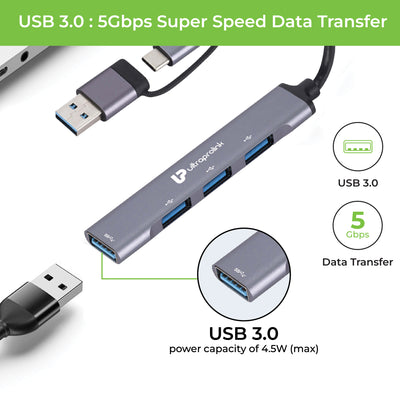 Usb hub 3.0 Usb hub for pc Multi usb port Type c to hdmi Usb connector