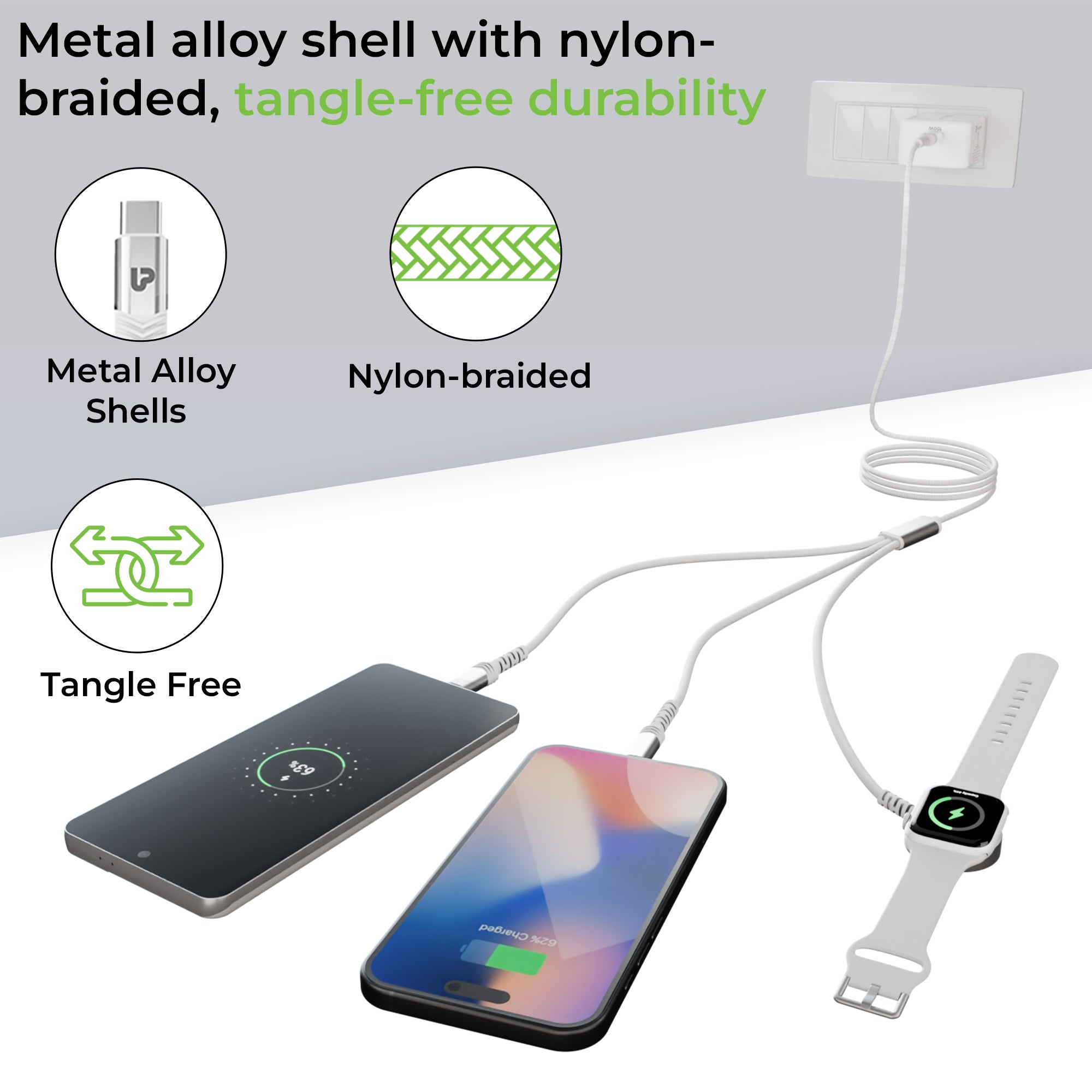 USB cable type c fast charging