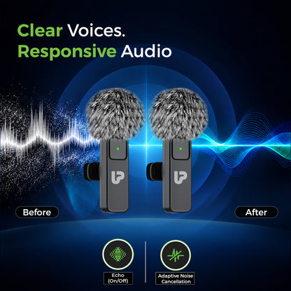 Sonic Mic | Sonic Wireless Lavalier Collar Mic | UM1212-2