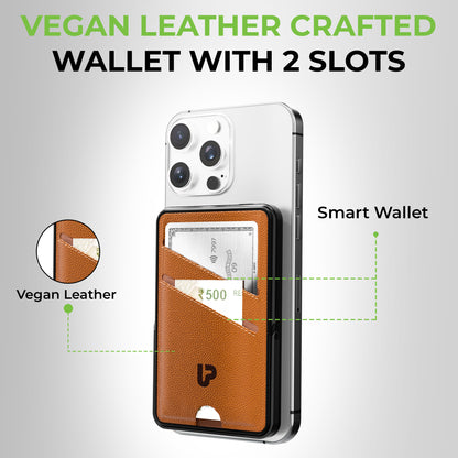 Juice-Up Swipe Mag-safe power bank 5000mAh with Stand & Wallet UM1128