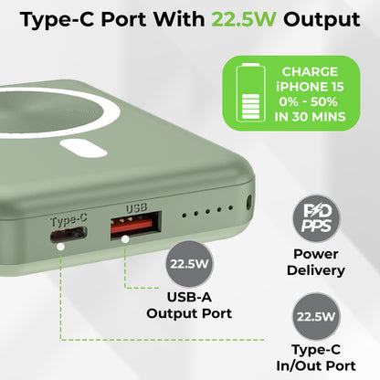 Juice-Up Mag 6 Wireless Magnetic Power Bank (10,000mAh) UM1120