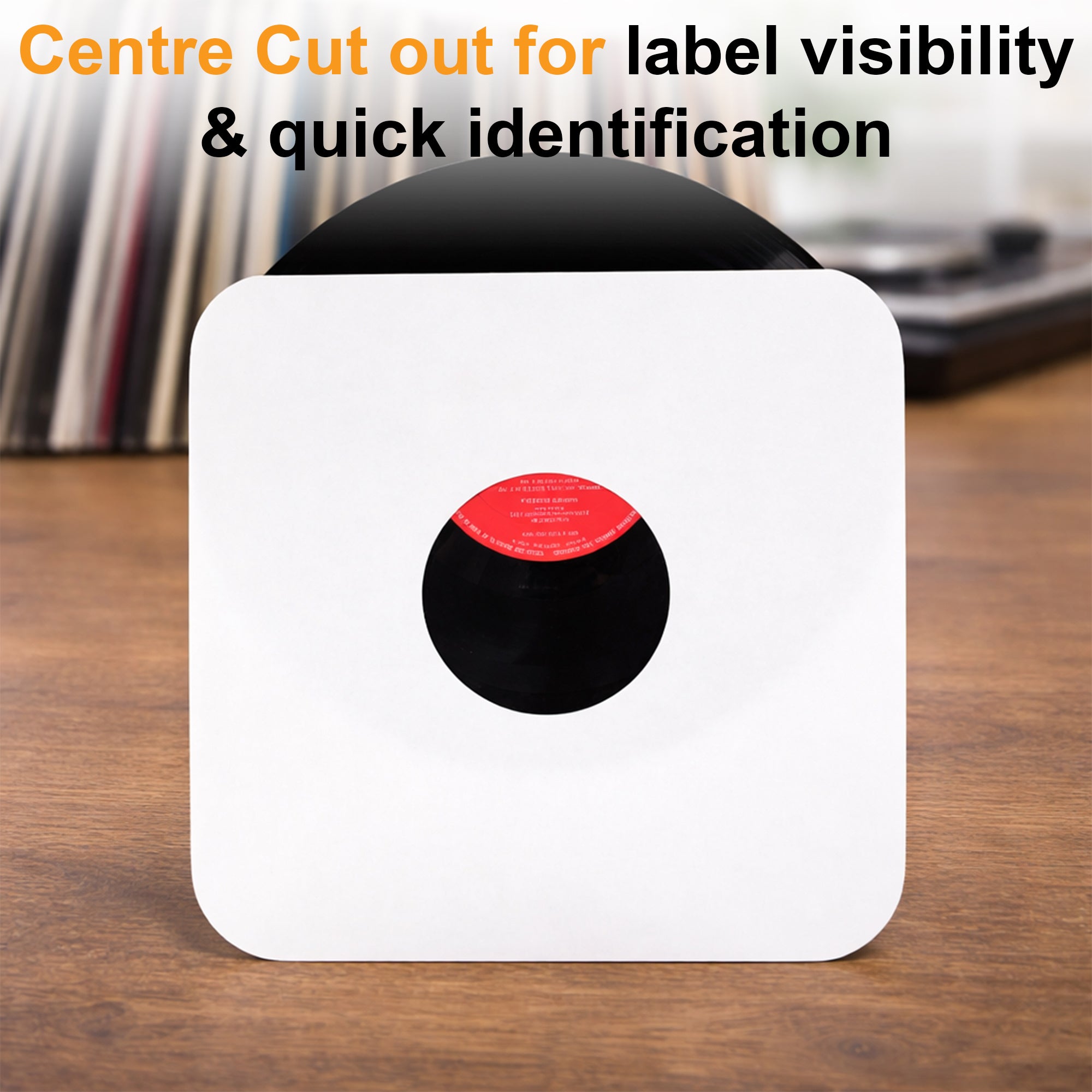 Vinyl Sleeves| 12" Square Record Inner Protective Paper Sleeves 20 pcs GK1264