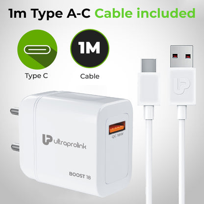 BOOST QC 18 Quick Charge QC3.0 Travel Charger 18W UM1340