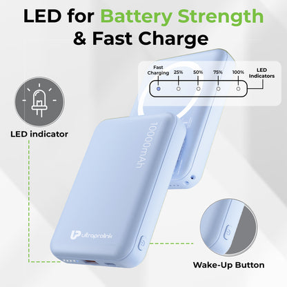 Juice-Up Mag 6 Wireless Magnetic Power Bank (10,000mAh) UM1120