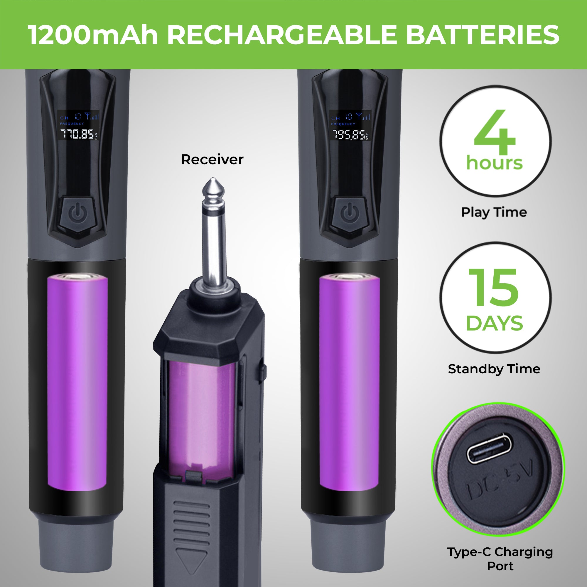 wireless singing Wireless microphone for singing singing microphone microphone dynamic wireless