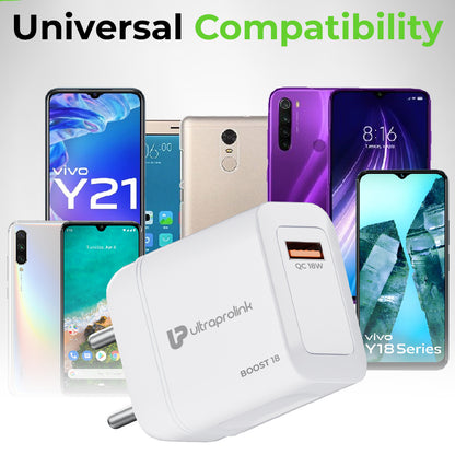 BOOST QC 18 Quick Charge QC3.0 Travel Charger 18W UM1340