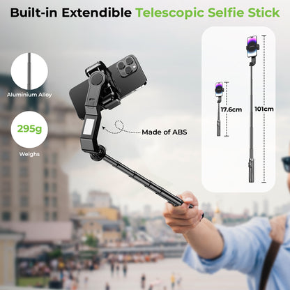 Snap-Z Pro 3in1 Gimbal-Selfie Stick & Extendible Quadripod UM1233