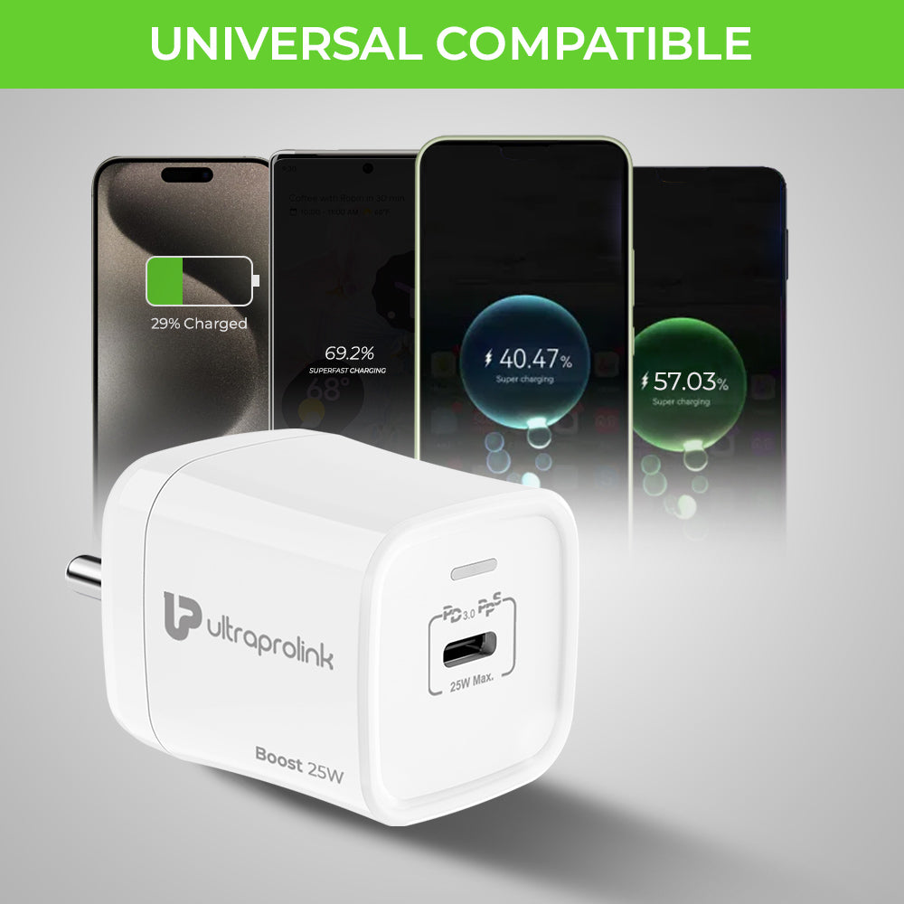 25w charger with type c with cable