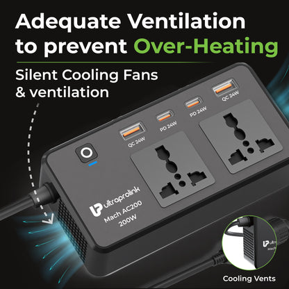  Universal power outlet for car Multi-device charging car adapter