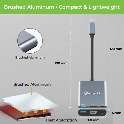 Type c usb hub Hdmi to type c cable  Usb hub for MacBook
