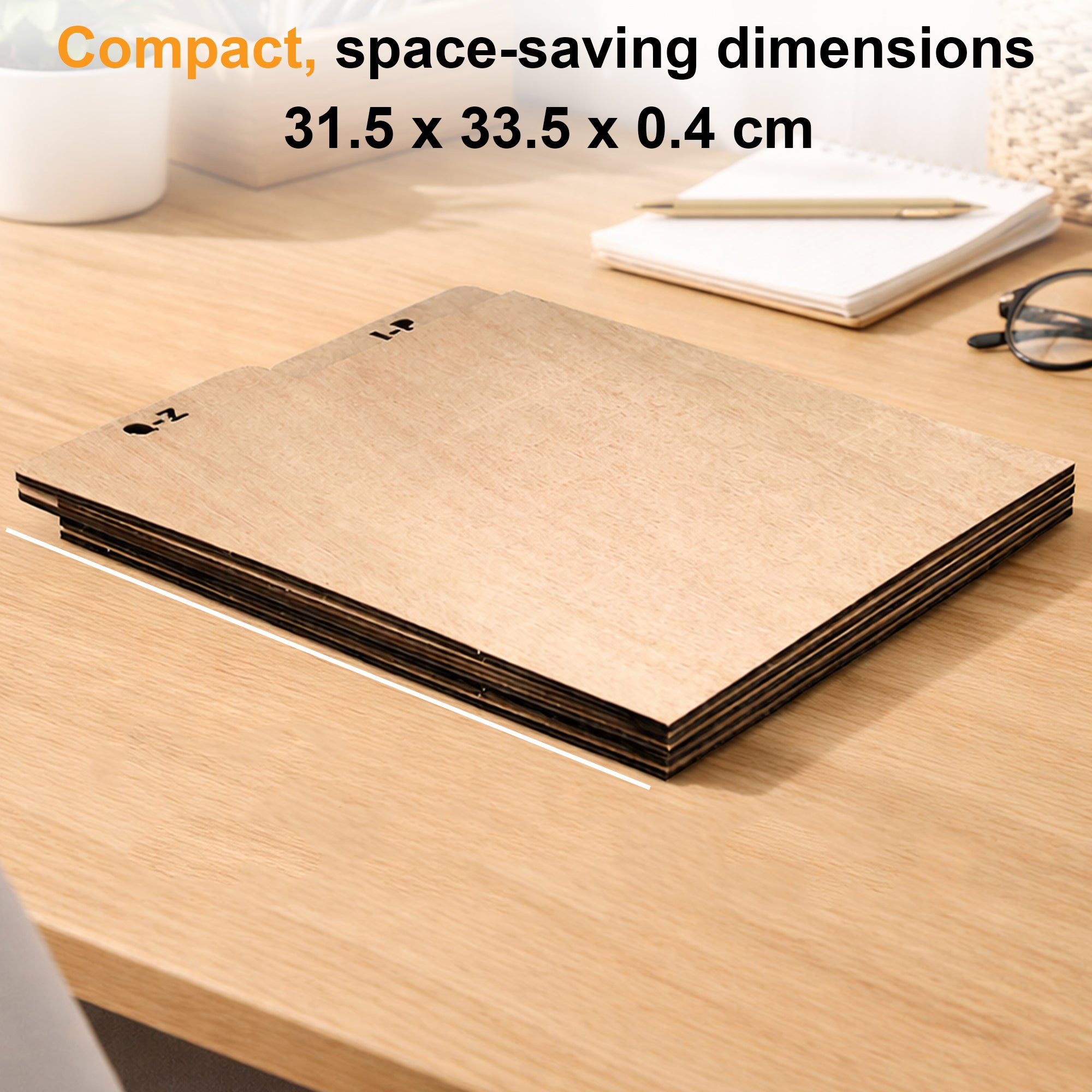 Premium wooden record dividers for organizing vinyl collection