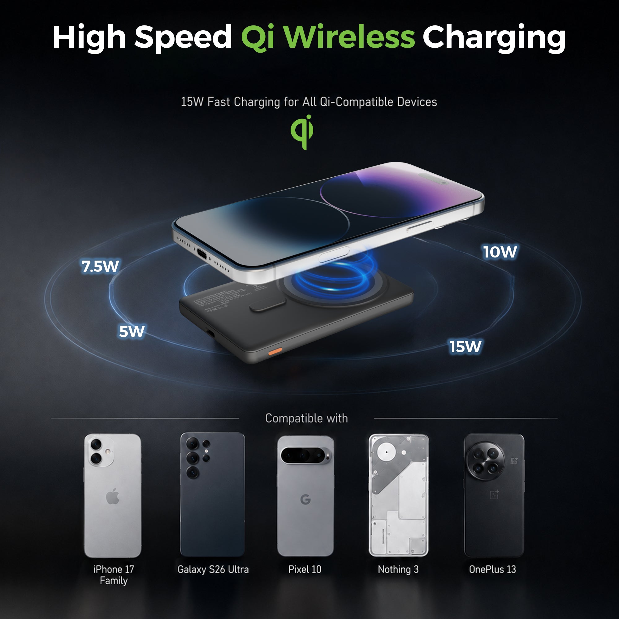 Juice-Up Mag 9 | 22.5W Magnetic Wireless Power Bank | 5000mAh | UM1335