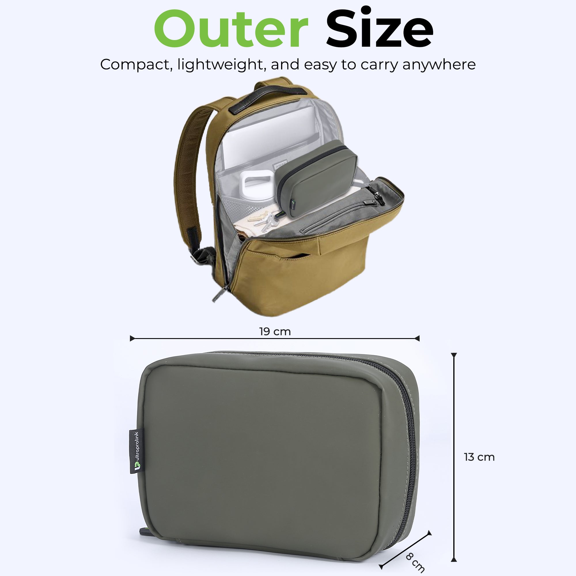 Transit Smart Storage Pouch & Organizer UM1229GRN