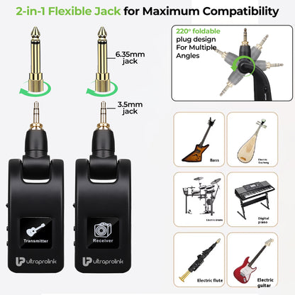 UnPlug | Wireless Guitar Transmitter Receiver Set | UM1196-1
