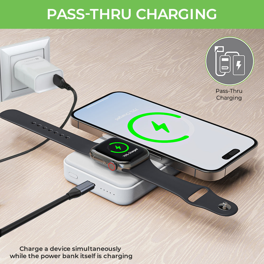 wireless charging power bank for iphone