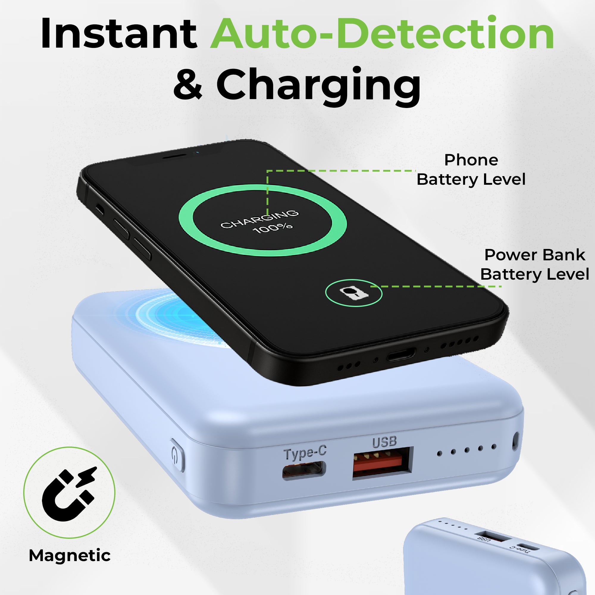 Juice-Up Mag 6 Wireless Magnetic Power Bank (10,000mAh) UM1120